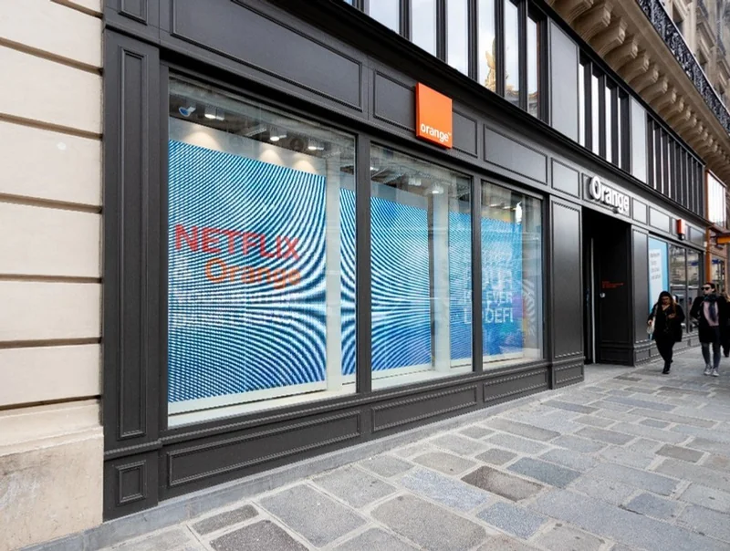 Lost in Space activation in the Orange storefront